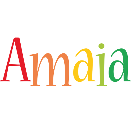 Amaia birthday logo