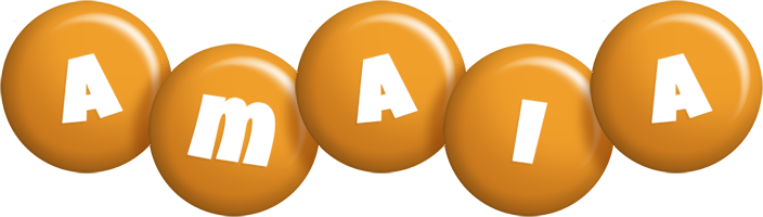 Amaia candy-orange logo