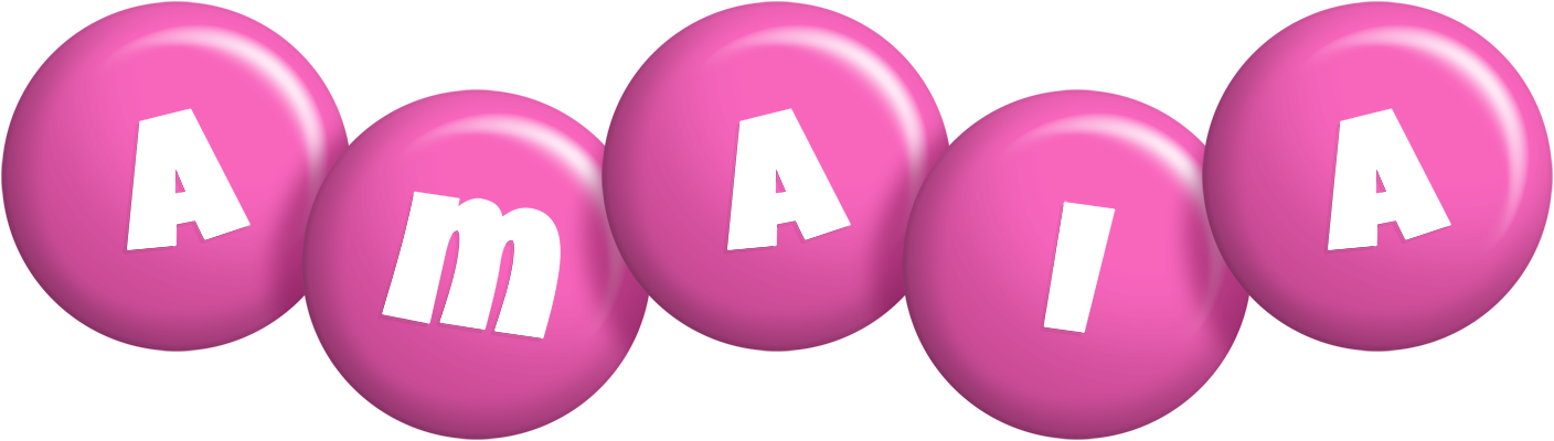 Amaia candy-pink logo