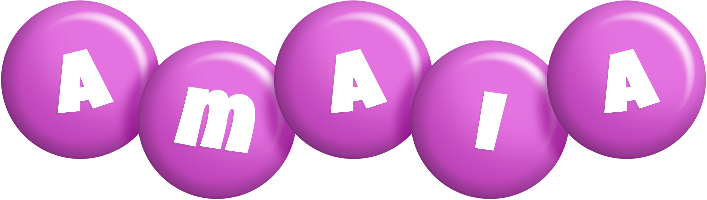 Amaia candy-purple logo