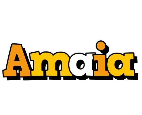 Amaia cartoon logo