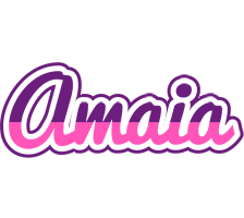 Amaia cheerful logo