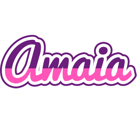 Amaia cheerful logo