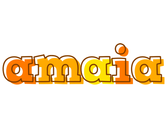 Amaia desert logo
