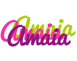 Amaia flowers logo