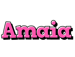 Amaia girlish logo