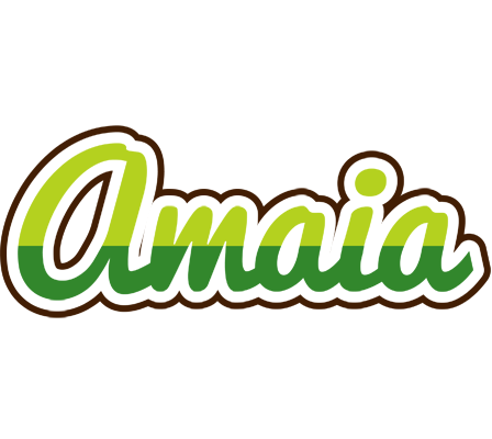 Amaia golfing logo