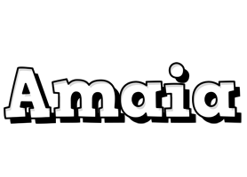 Amaia snowing logo