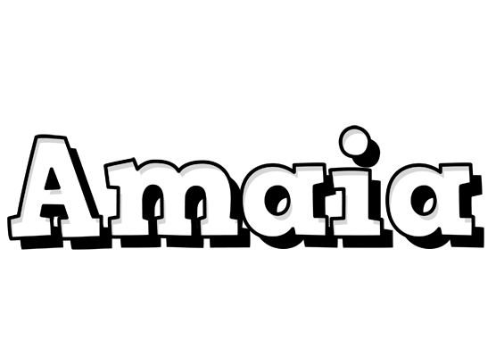 Amaia snowing logo