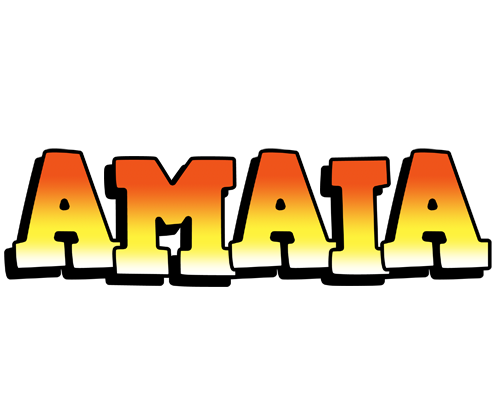 Amaia sunset logo