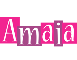 Amaia whine logo