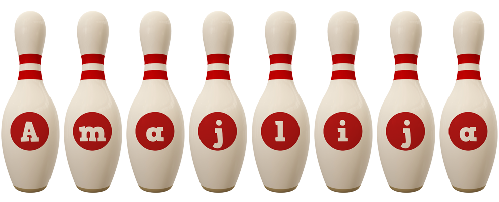 Amajlija bowling-pin logo