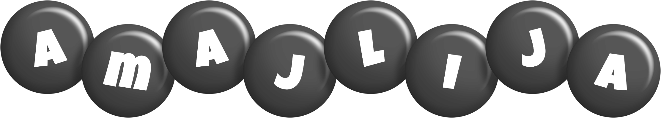 Amajlija candy-black logo