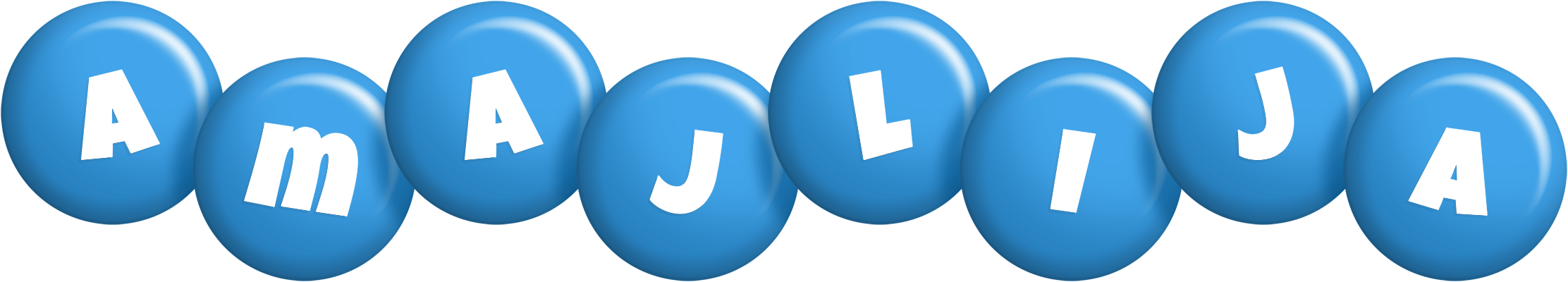 Amajlija candy-blue logo