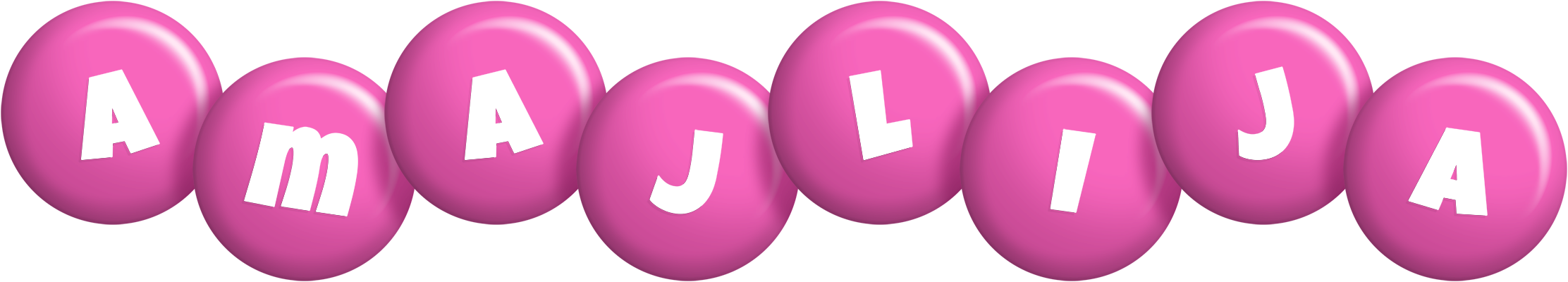 Amajlija candy-pink logo