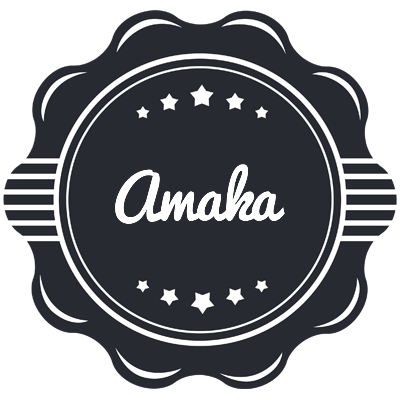 Amaka badge logo