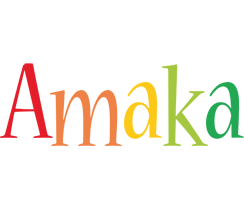 Amaka birthday logo