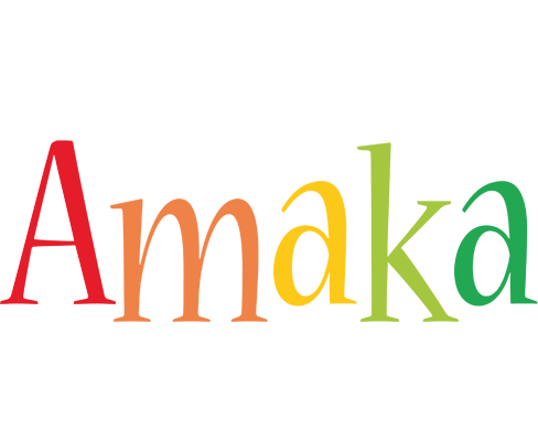 Amaka birthday logo
