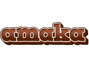 Amaka brownie logo