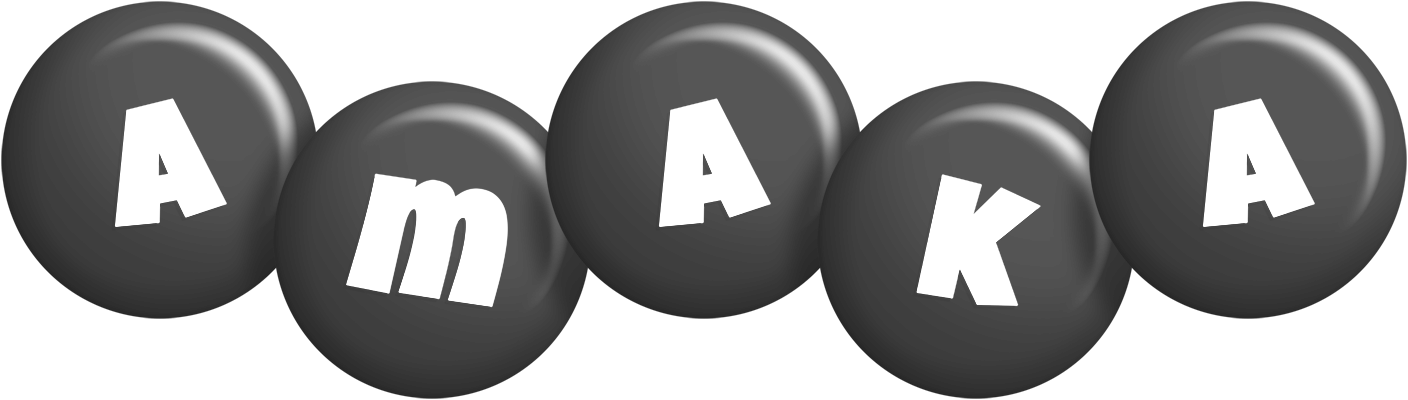 Amaka candy-black logo