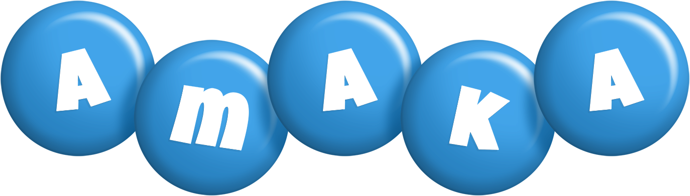 Amaka candy-blue logo