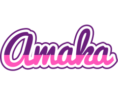 Amaka cheerful logo