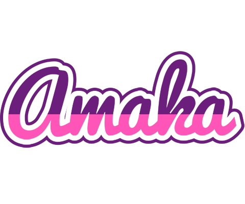 Amaka cheerful logo