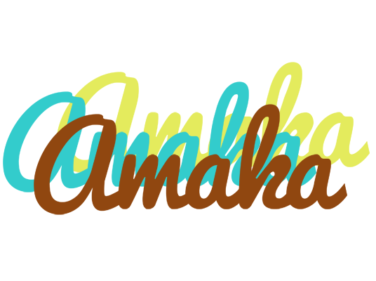 Amaka cupcake logo