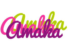 Amaka flowers logo