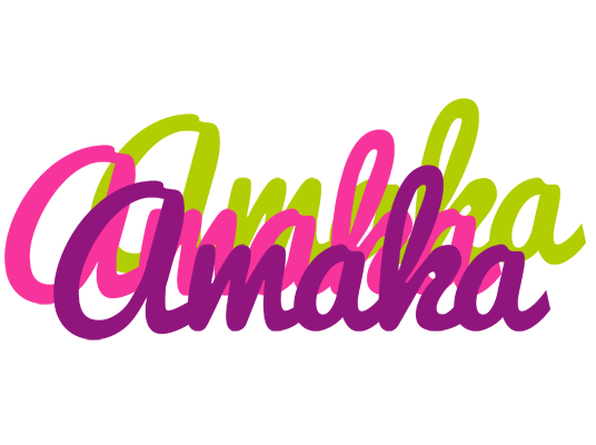 Amaka flowers logo