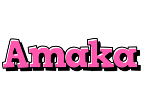 Amaka girlish logo