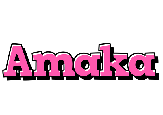 Amaka girlish logo