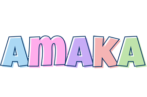 Amaka pastel logo