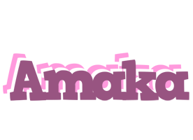 Amaka relaxing logo