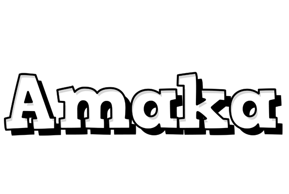 Amaka snowing logo