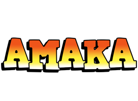 Amaka sunset logo