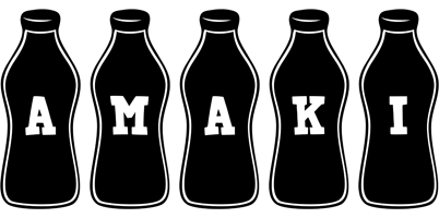 Amaki bottle logo