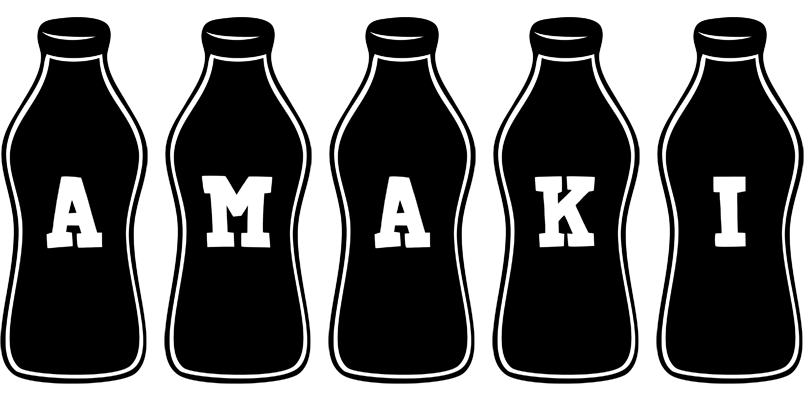 Amaki bottle logo