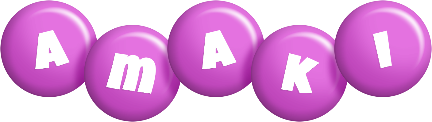 Amaki candy-purple logo