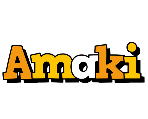 Amaki cartoon logo