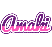 Amaki cheerful logo