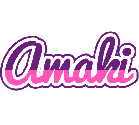 Amaki cheerful logo