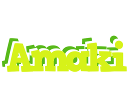 Amaki citrus logo