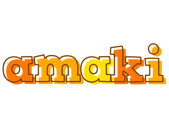 Amaki desert logo