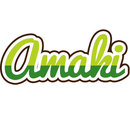 Amaki golfing logo