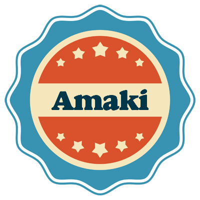 Amaki labels logo