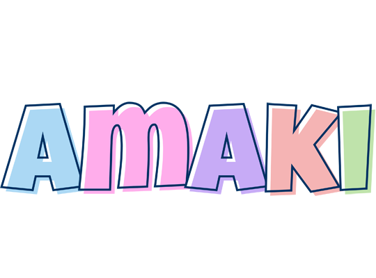 Amaki pastel logo