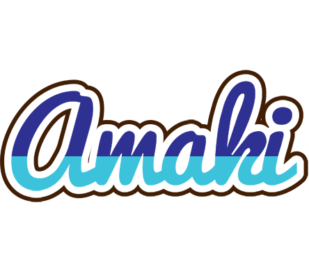 Amaki raining logo