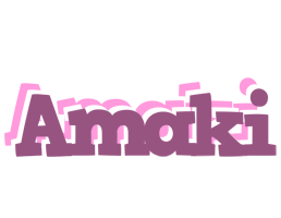 Amaki relaxing logo