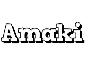 Amaki snowing logo